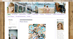 Desktop Screenshot of creationsbykristenkluttz.com