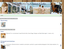 Tablet Screenshot of creationsbykristenkluttz.com